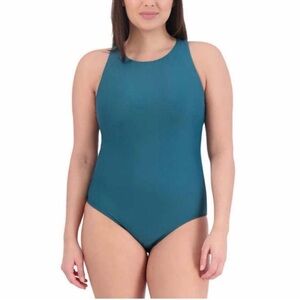 NEW Eddie Bauer Women’s One Piece UPF 50 Adjustable Crisscross Strap Swimsuit